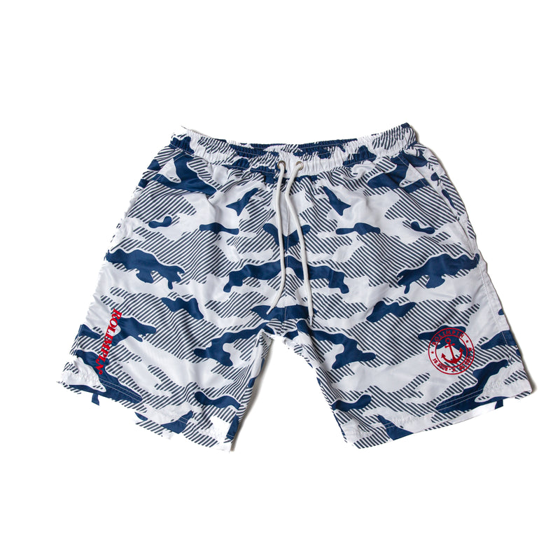 Gray camo shorts